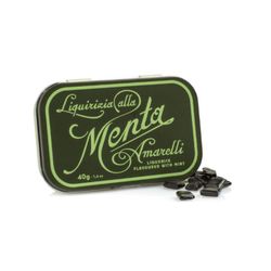 Amarelli alcaçuz sabor menta 40gr