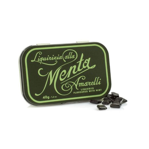 Amarelli alcaçuz sabor menta 40gr