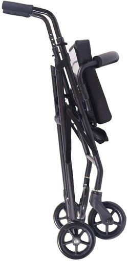 Caminador Kmina confort 4 rodes Negre fre a pressió