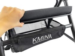 Caminador Kmina confort 4 rodes Negre fre a pressió