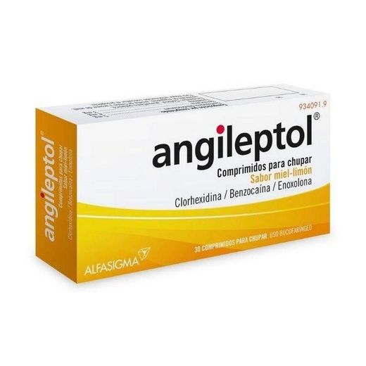 Angileptol 30 Comprimits Per a Chupar (Sabor Mel-Limon)
