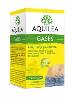 Aquilea Gases 60 comprimidos para el bienestar después de comidas y digestiones pesadas