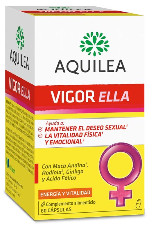 Aquilea Vigor Ella. Con Maca Andina y Rodiola para la vitalidad femenina