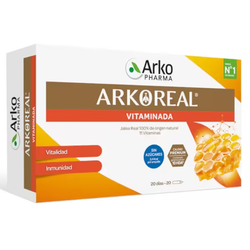 Arkoreal jalea real 1000 MG vitaminada sin azucar 20 ampollas bebibles