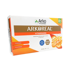 Arkoreal jalea real 1000 MG vitaminada sin azucar 20 ampollas bebibles