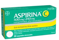 Aspirina C 400 mg/240 mg 10 comprimidos efervescentes