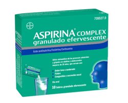 Aspirina complex 10 sobres granulado efervecente