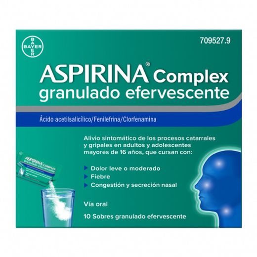 Aspirina complex 10 sobres granulado efervecente