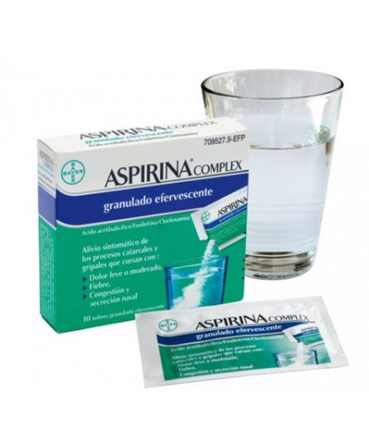Aspirina complex 10 sobres granulado efervecente