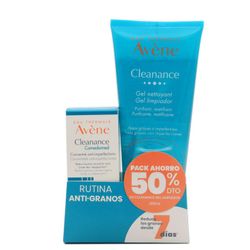 Avene Cleanance Comedomed concentrado anti-imperfecciones 30ml + Cleanance gel limpiador 200ml