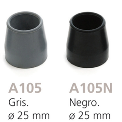 Ayudas Dinamicas A105 Contera Gris/Negre 25mm