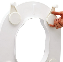 Ajuts Dinámics AD516BLUX Elevador WC 10cm amb tapa Hi Loo