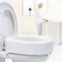 Ajuts Dinámics AD516BLUX Elevador WC 10cm amb tapa Hi Loo