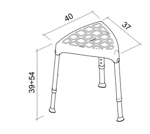 Banco Triangular Ayudas Dinamicas Ad817 Portofino