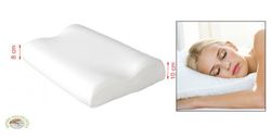 Almohada Cervical viscoelástica y doble funda microfibra de tacto de seda