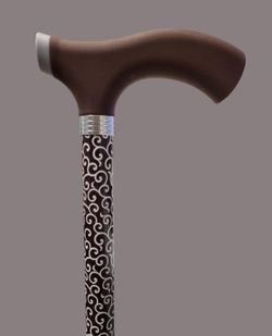 Bengala Muleta extensível de alumínio estampada