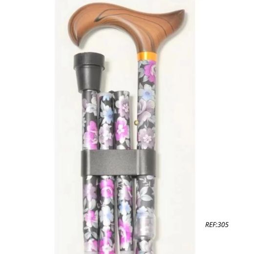 Bastó Muletilla plegable d'alumini estampat REF.305