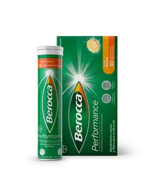 Berocca Performance Taronja 30 Comprimits Efervescents