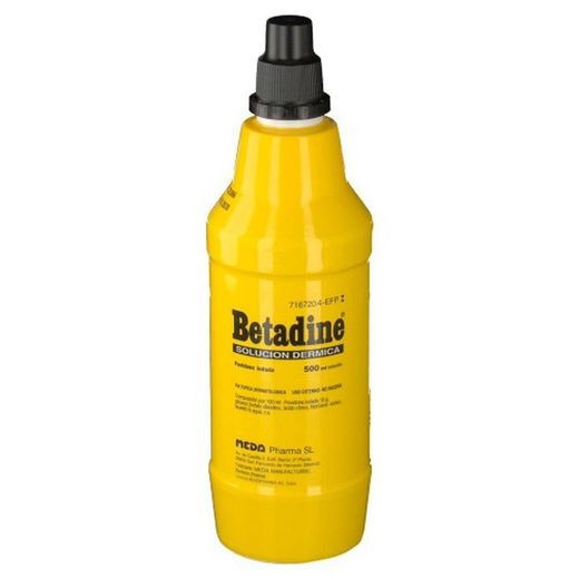 Betadine 100 mg/ml solución tópica 1 frasco 125 ml