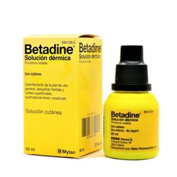 Betadine 100 mg/ml solución tópica 1 frasco 50 ml