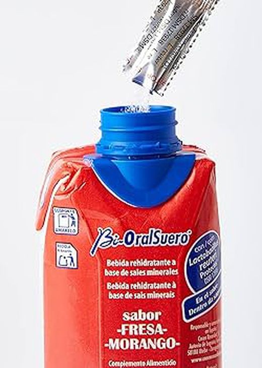 Bi-OralSuero Fresa 2 bricks de 330 mL