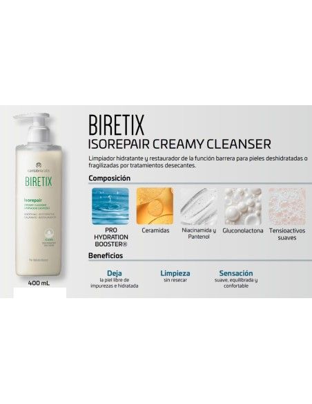 Creme de limpeza Biretix Isorepair, 1 frasco de 400 ml