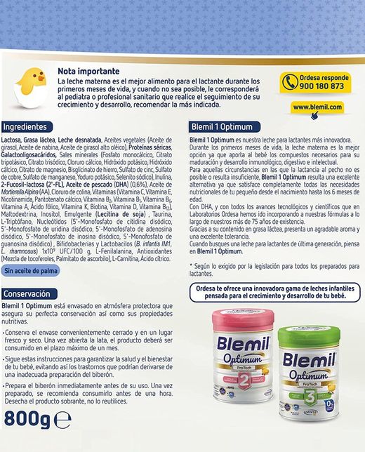 Blemil plus 1 Optimum 800 g