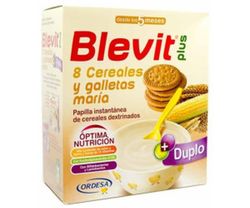 Blevit plus Duplo 8 Cereales y galletas maría 600g