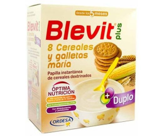 Blevit plus Duplo 8 Cereales y galletas maría 600g