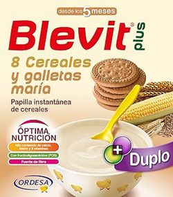 Blevit plus Duplo 8 Cereales y galletas maría 600g