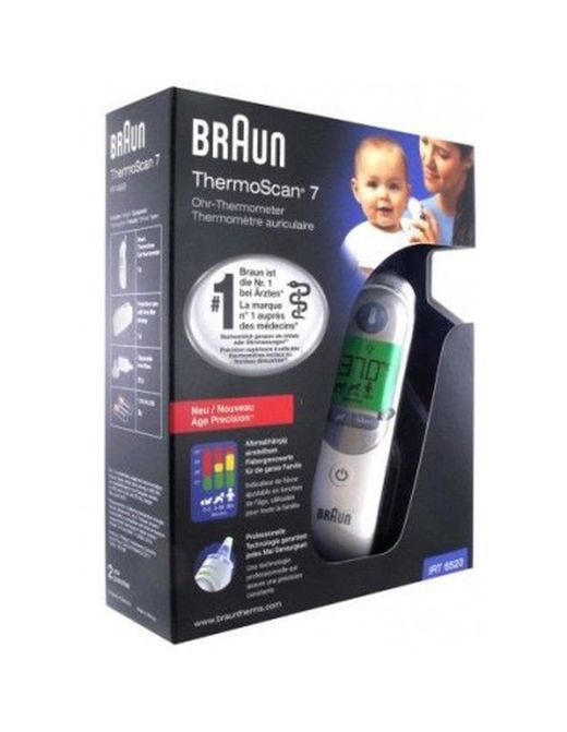 Braun termometro de oido infrarrojos thermoscan 7