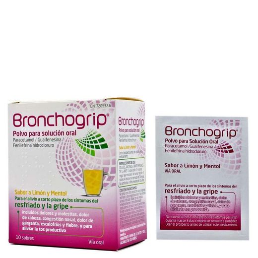 Bronchogrip 10 sobres polvo para solución oral