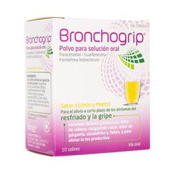 Bronchogrip 10 sobres polvo para solución oral