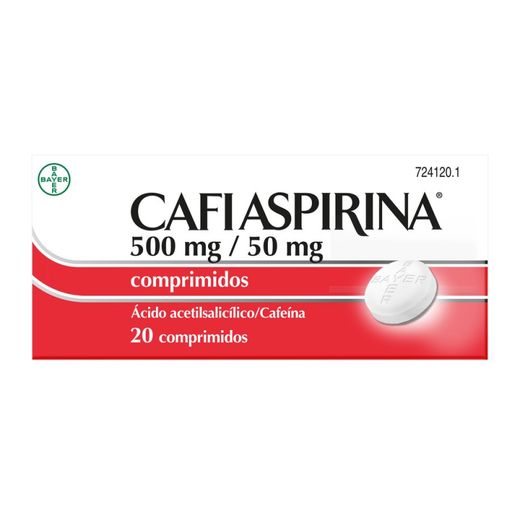 Cafiaspirina 500 mg/50 mg 20 Comprimits