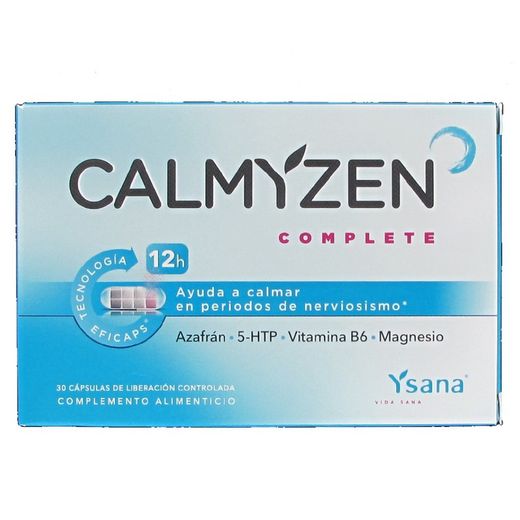 Calmyzen Complete, 30 Eficaps, para recuperar a calma em períodos de nervosismo