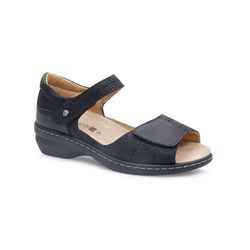 Sandália feminina preta Calzamedi 0668N