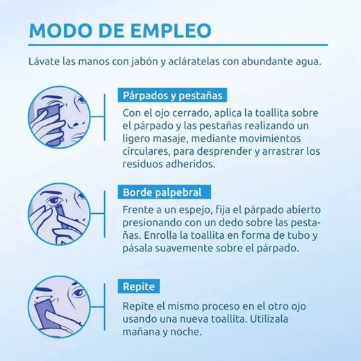 Lenços umedecidos oftálmicos estéreis Care+