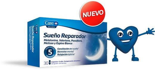 Care+ Wellness Sueño Reparador 30 cápsulas complemento alimenticio para ayudar a dormir