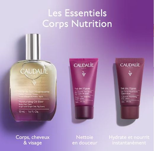 Caudalie Cofre Les Essentiels Corps Nutrition Thé des Vignes