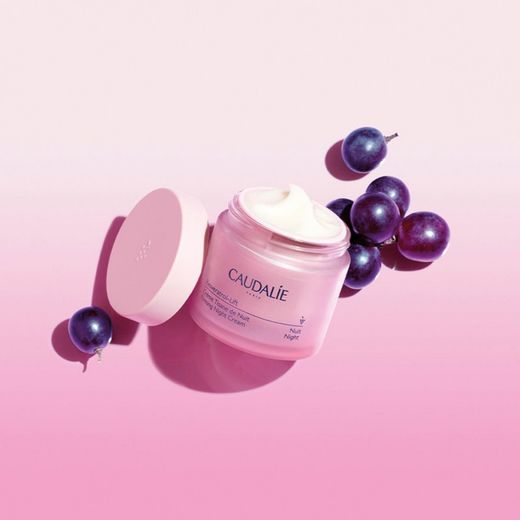 Caudalie resveratrol creme de noite à base de plantas 50 mL recipiente tratamento antienvelhecimento