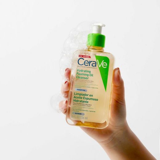 Cerave Limpiador en Aceite Espumoso Hidratante 473ml