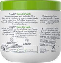 Cetaphil crema hidratante 453g (tarro)