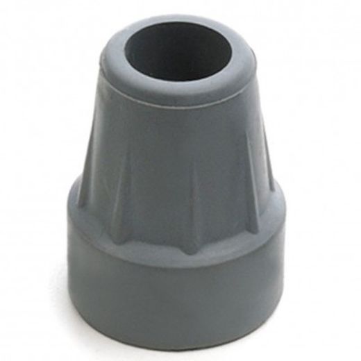 Contera de goma per a bastó anglès Gris 17 mm