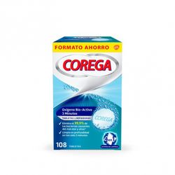 Corega Limpiadora Prótesis 108 Tabletas