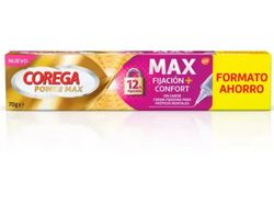 Corega Max Fijacion + Confort Sin Sabor 70 Gr