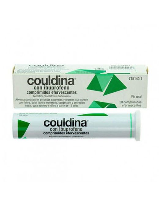 Couldina amb ibuprofè 400 mg/2 mg/7,5 mg 20 comprimits efervecents