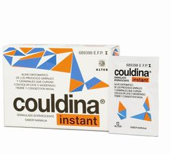 Couldina instantânea com ácido acetilsalicílico 10 Envelopes grânulos efervescentes