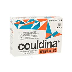 Couldina instantânea com ácido acetilsalicílico 10 Envelopes grânulos efervescentes