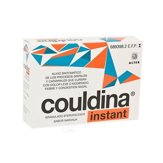 Couldina instantânea com ácido acetilsalicílico 10 Envelopes grânulos efervescentes