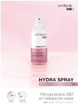 Cumlaude Hydra Spray  ruma hidratante vulvar 360º Hidrata, Refresca y Calma 75 mL